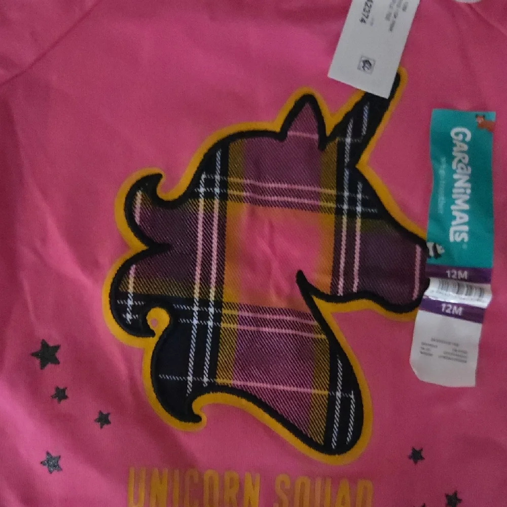 The Children's Place Pink Unicorn Squad Tee